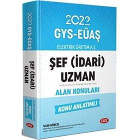 Elektrik Üretim Aş Eüaş Gys Şef İdari Uzman Alan Konuları Konu Anlatımlı - Data Yayınları