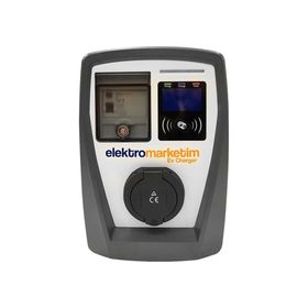 Elektromarketim EMEV-22-3F32-PT2 22 KW 3 Faz Tip 2 Elektrikli Araç Şarj İstasyonu