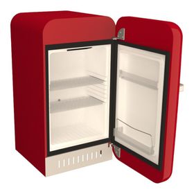 Elektromarla Retro RTR-40 Kırmızı Mini Buzdolabı