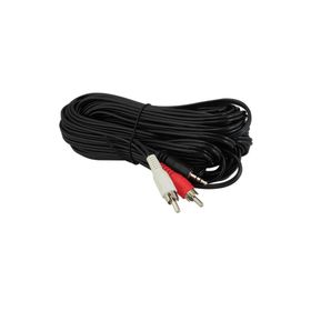 Elektromer 2 Rca Erkek + 3.5 mm 10 m Kutulu Stereo Erkek Ses Kablosu
