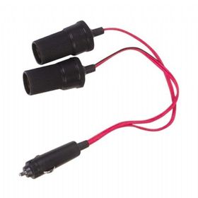 Elektromer 2'li 1 Erkek 2 Dişi Çakmak Fişi Çoklayıcı