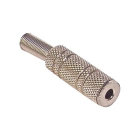 Elektromer 3.5 mm Stereo Dişi Metal Uzatma Jack
