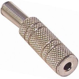 Elektromer 3.5 mm Stereo Dişi Metal Uzatma Jack