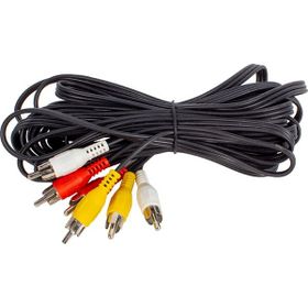 Elektromer 3 Rca 3 Rca 10 m 1. Kalite Poşetli Kalın Kablo