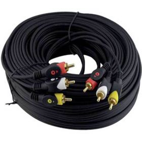 Elektromer 3 RCA 3 RCA 20 Metre Kablo