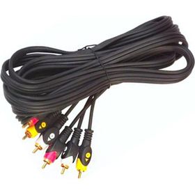 Elektromer 3 RCA 3 RCA 20 Metre Kablo