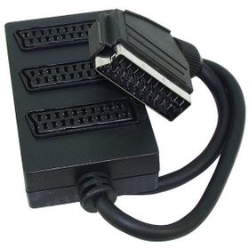 Elektromer 3'lü 1 Erkek 3 Dişi Scart Scart Dağıtıcı
