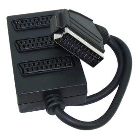 Elektromer 3'lü 1 Erkek 3 Dişi Scart Scart Dağıtıcı