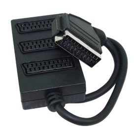Elektromer 3'lü 1 Erkek 3 Dişi Scart Scart Dağıtıcı