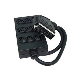 Elektromer 3'lü 1 Erkek 3 Dişi Scart Scart Dağıtıcı