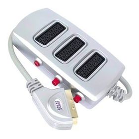 Elektromer 3'lü Silver Butonlu Scart Dağıtıcı