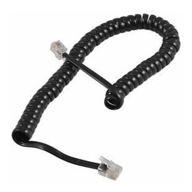 Elektromer 4p/4c Siyah Telefon Spiral Kablo