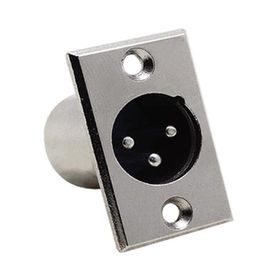 Elektromer Canon XLR 3 Pin Erkek Şase Konnektör