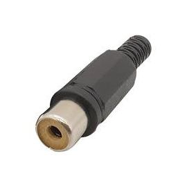 Elektromer Dişi Plastik Siyah Tos Fiş