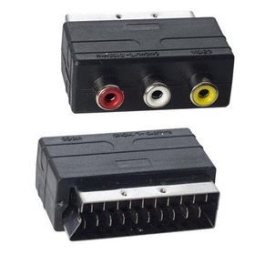 Elektromer PM-2067 Scart Erkek-Rca Dişi Ara Mini Adaptör