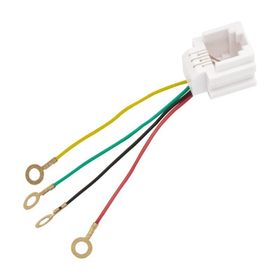 Elektromer RJ11 Soket 623K Jack 6P4C 150 mm Telefon DSL Konnektörü