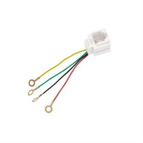Elektromer RJ11 Soket 623K Jack 6P4C 150 mm Telefon DSL Konnektörü