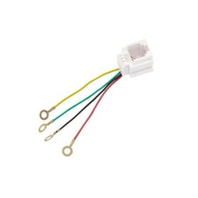 Elektromer RJ11 Soket 623K Jack 6P4C 150 mm Telefon DSL Konnektörü