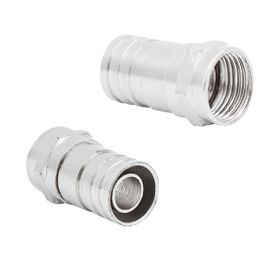 Elektromer Sıkmalı Rg6 Kısa Tip F Konnektör