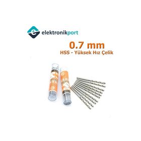 Elektronikport 0.7 mm HSS Yüksek Hız Çelik Matkap Ucu