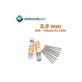 Elektronikport 0.9 mm Hss Yüksek Hız Çelik Matkap Ucu