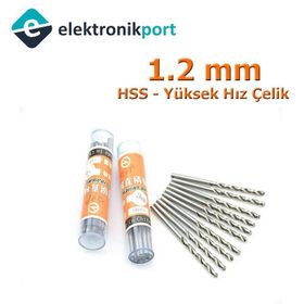 Elektronikport 1.2 mm Hss Yüksek Hız Çelik Matkap Ucu