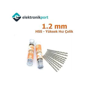 Elektronikport 1.2 mm Hss Yüksek Hız Çelik Matkap Ucu