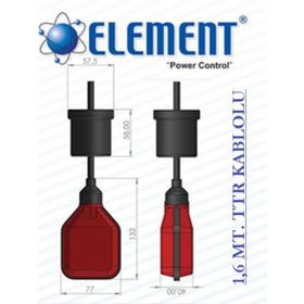 Element SSŞ 1,6 mt Su Seviye Şalteri