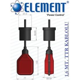 Element SSŞ 1,6 mt Su Seviye Şalteri