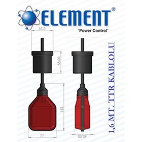 Element SSŞ 2 Adet 1,6 mt Su Seviye Şalteri