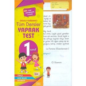 Element Yayınları 1. Sınıf Tüm Dersler Yaprak Test