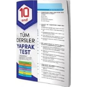 Element Yayınları 10. Sınıf Tüm Dersler Yaprak Test