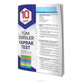 Element Yayınları 10. Sınıf Tüm Dersler Yaprak Test
