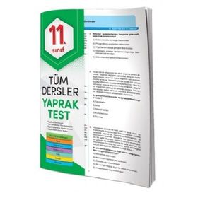 Element Yayınları 11. Sınıf Tüm Dersler Yaprak Test