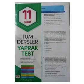 Element Yayınları 11. Sınıf Tüm Dersler Yaprak Test