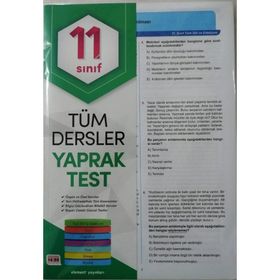 Element Yayınları 11. Sınıf Tüm Dersler Yaprak Test