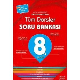 Element Yayınları 2018 9. Sınıf Tüm Dersler Soru Bankası