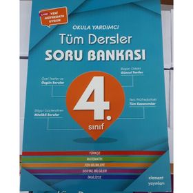 Element Yayınları 4. Sınıf Tüm Dersler Soru Bankası