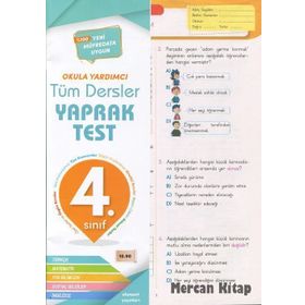 Element Yayınları 4. Sınıf Tüm Dersler Yaprak Test