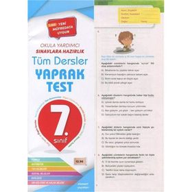 Element Yayınları 7. Sınıf Tüm Dersler Yaprak Test