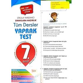 Element Yayınları 7. Sınıf Tüm Dersler Yaprak Test