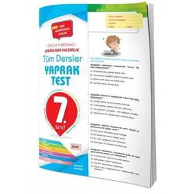 Element Yayınları 7. Sınıf Tüm Dersler Yaprak Test