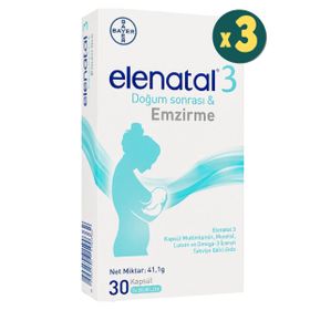 Elenatal 3 Emzirme 3x30 Kapsül