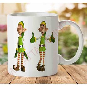 Elf Png Baskılı Kupa Bardak