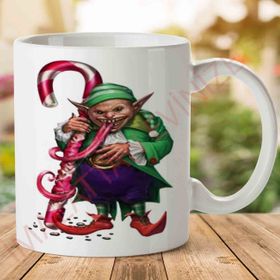 Elf Transparent Baskılı Kupa Bardak