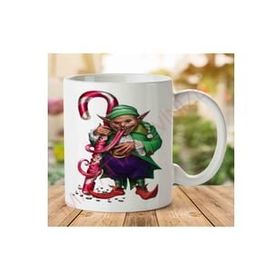 Elf Transparent Baskılı Kupa Bardak