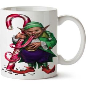 Elf Transparent Baskılı Kupa Bardak