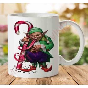 Elf Transparent Baskılı Kupa Bardak