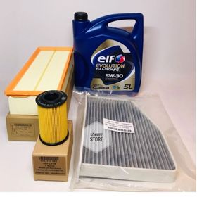 Elf Volkswagen Jetta 1.6 TDİ Filtre Seti 5W30 Motor Yağı