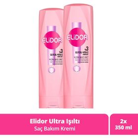 Elidor 2x350 ml Ultra Işıltı Yoğun Parlaklık Saç Kremi